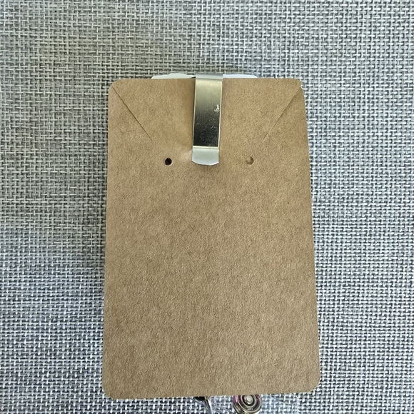 Bossy Leadership Skills Blue Pink Beaded Retractable Name Badge ID Reel Holder - Picture 2 of 2